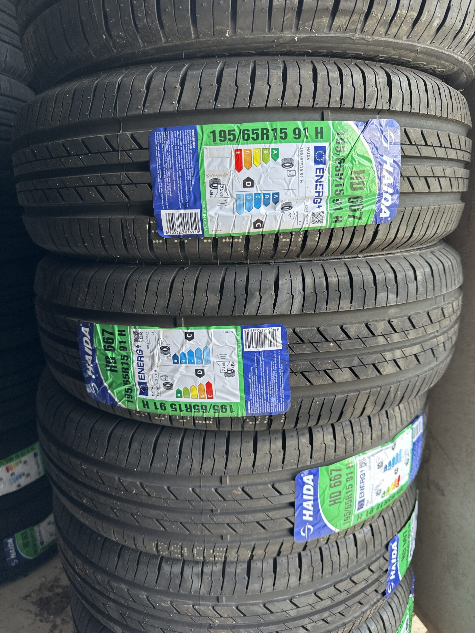 New Tyre 195/65R15 HAIDA HD667 Year 2024