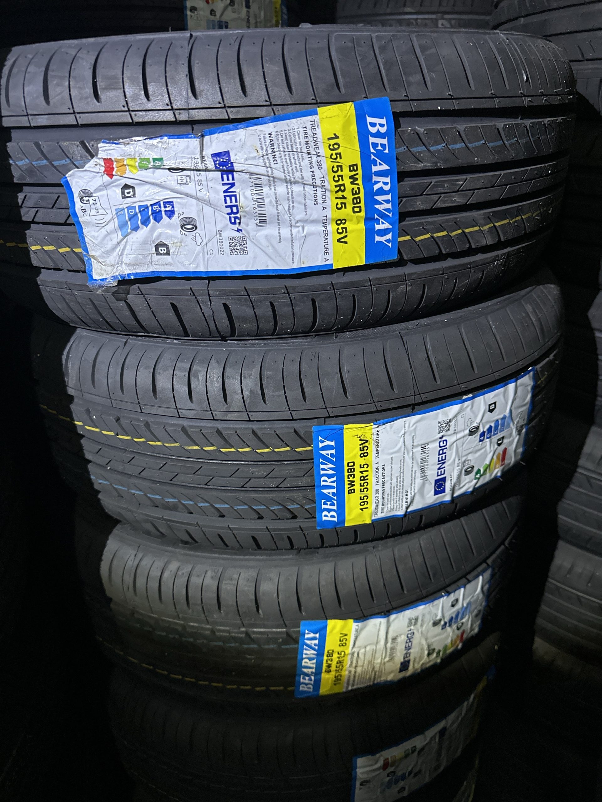 New Tyre 195/55R15 BEARWAY BW380 85V Year 2024