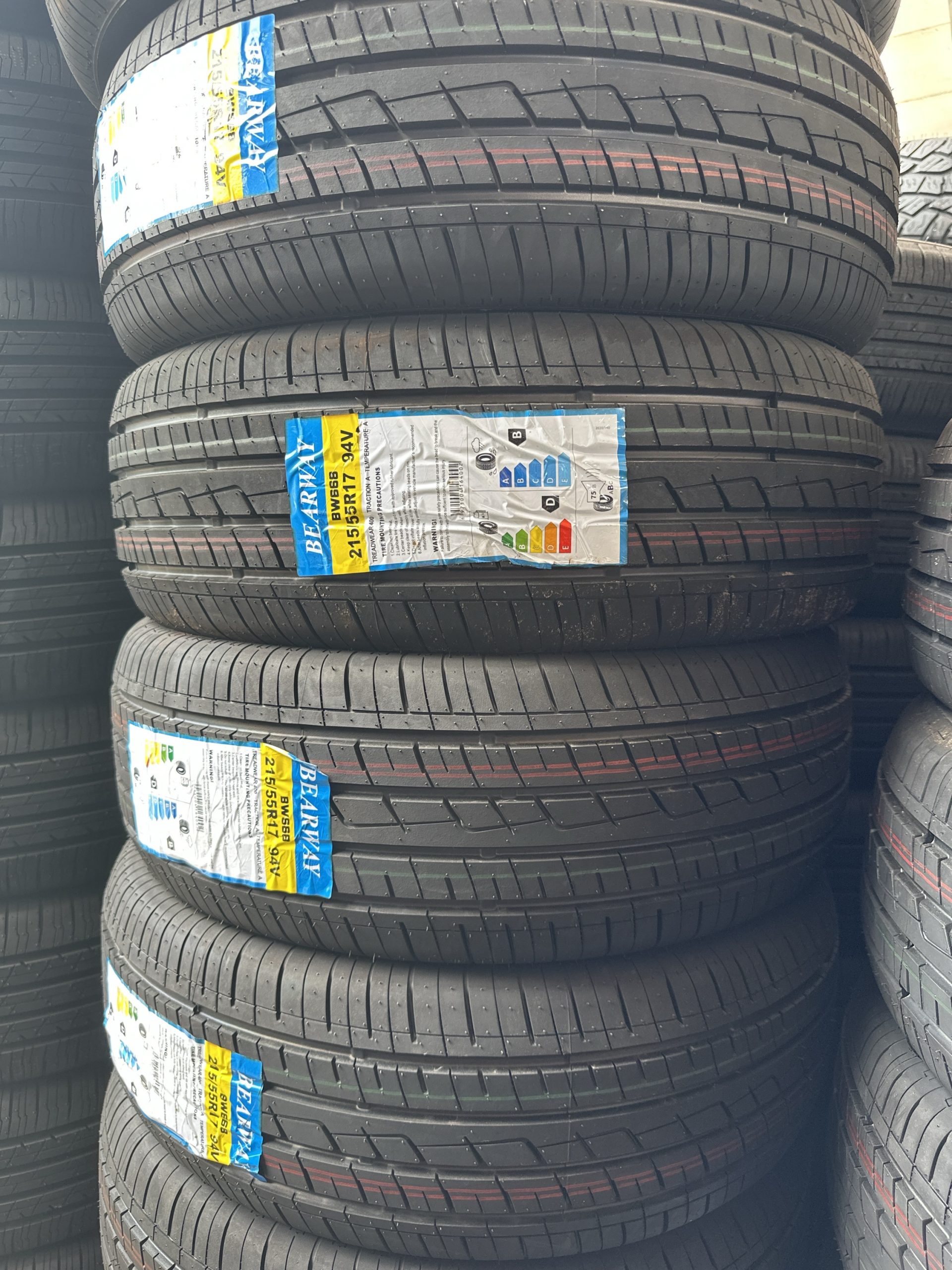 New Tyre 215/55R17 BEARWAY BW668 94V Year 2024
