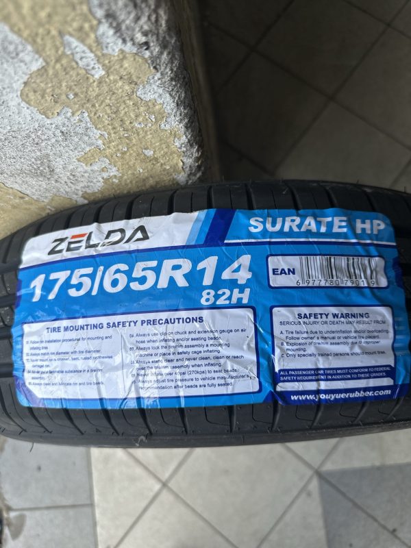 New Tyre 175/65R14 Zelda Surate HP Year 2024