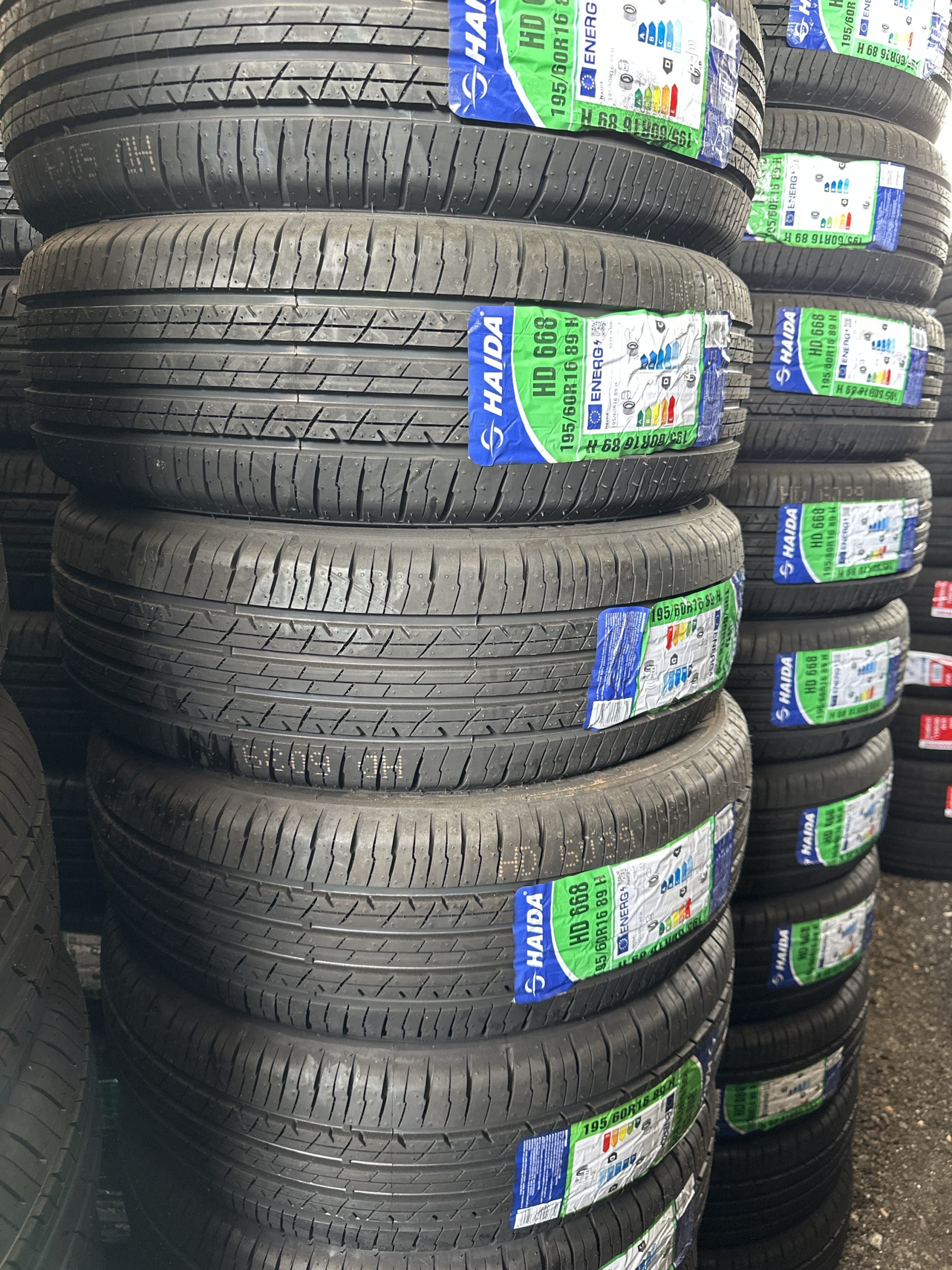 New Tyre 195/60R16 HAIDA HD668 Year 2024