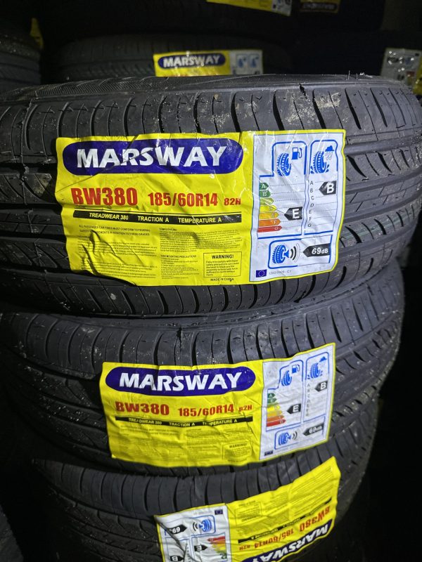 New Tyre 185/60R14 MARSWAY BW380 82H Year 2024